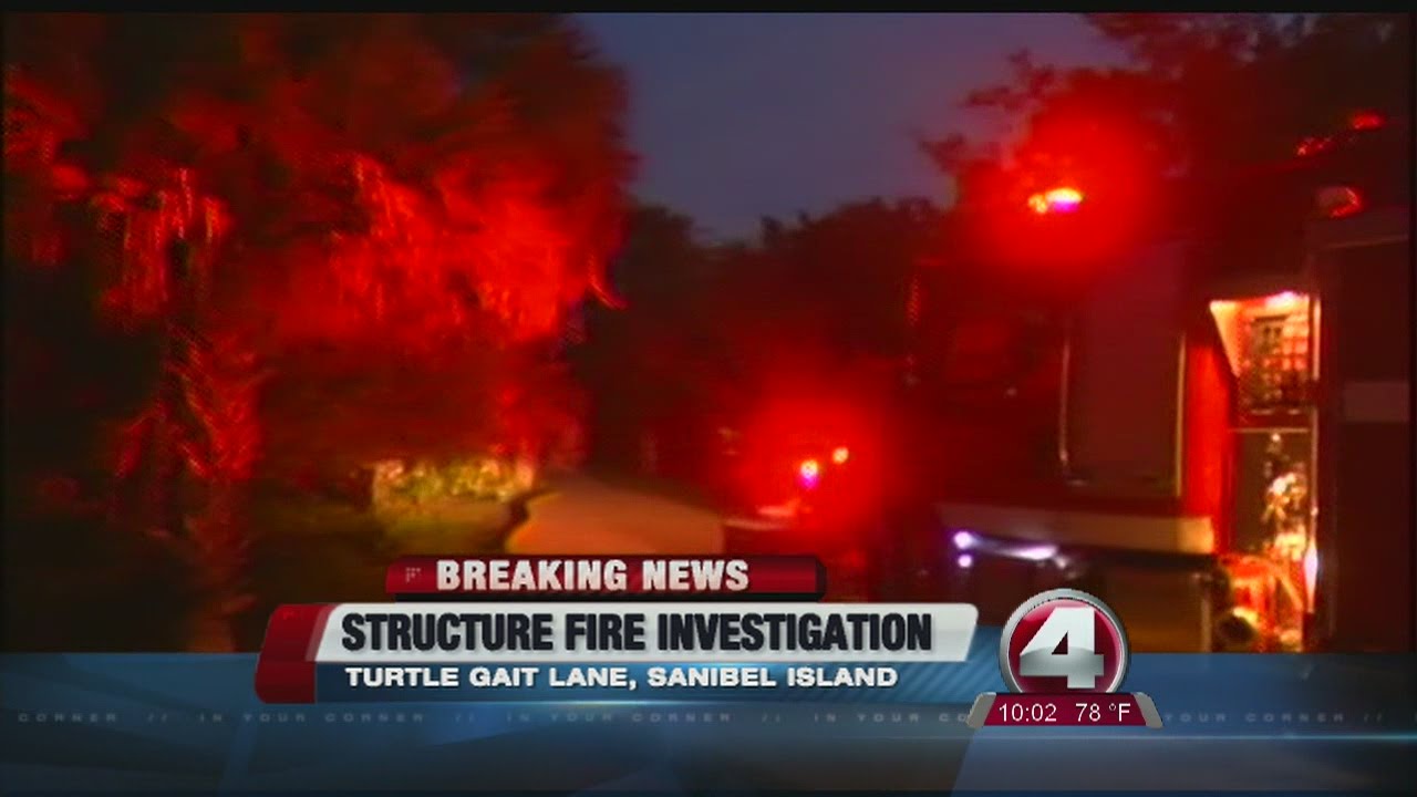 sanibel house fire - YouTube