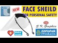 Face Shield For Personal Protection (Reusable Safety Face Shield) | ABHISHEK PRODUCTS | SK GRAPHICS