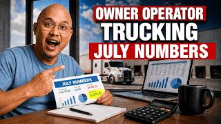 Is Owner-Operator Trucking Worth It? (July Profit)