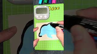 #asmr #pencildrawing #notalking #sketching  #satisfying #drawing#relaxing  #dolphin #posca #sea