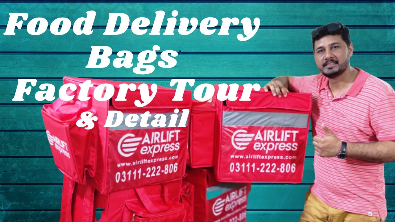 Food Delivery Bags Factory Tour Making/Sales/Delivery My Vlog All About