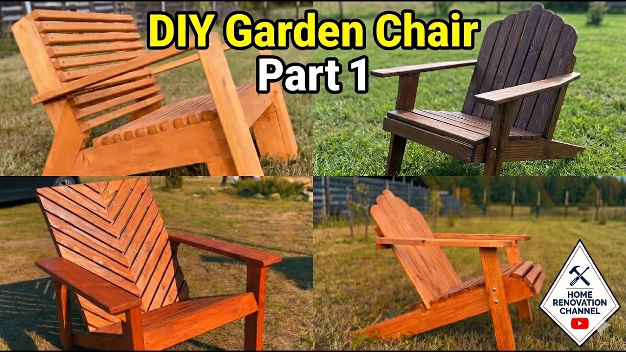 Build Your Own Garden Chair #1 (Easy DIY Project!)