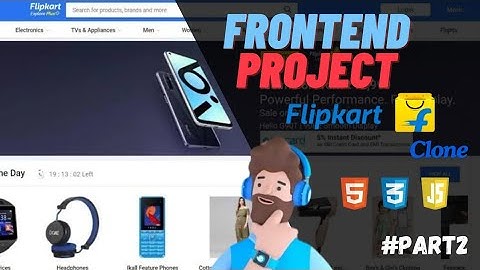 Create Flipkart Clone Using HTML, CSS and JavaScript | Frontend Project For Beginners