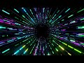 4K Abstract Trippy Green, Blue & Pink Color Neon Lights Tunnel Relaxing Background Video Screensaver
