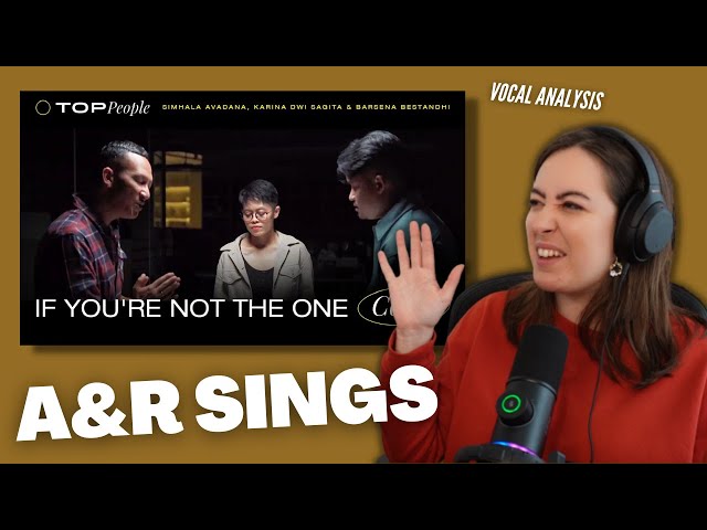 A&R SINGS - If You're Not The One | Vocal Coach Reacts (& Analysis) | Jennifer Glatzhofer class=