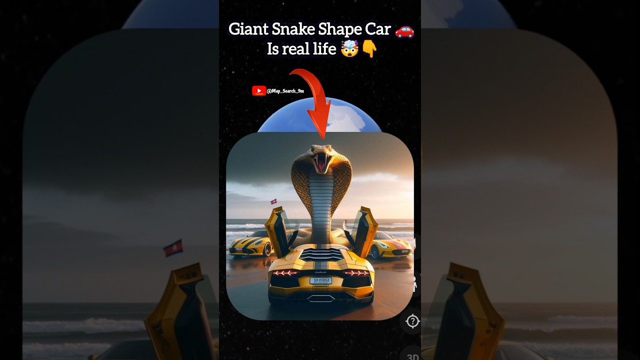 Giant snake is real life 🤯👇 on google map and google earth 🌎 