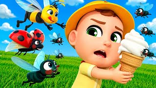 Shoo Fly Song 🪰 | Funny Bugs Song for Kids | Lalafun Nursery Rhymes & Kids Songs | ABC Kids TV