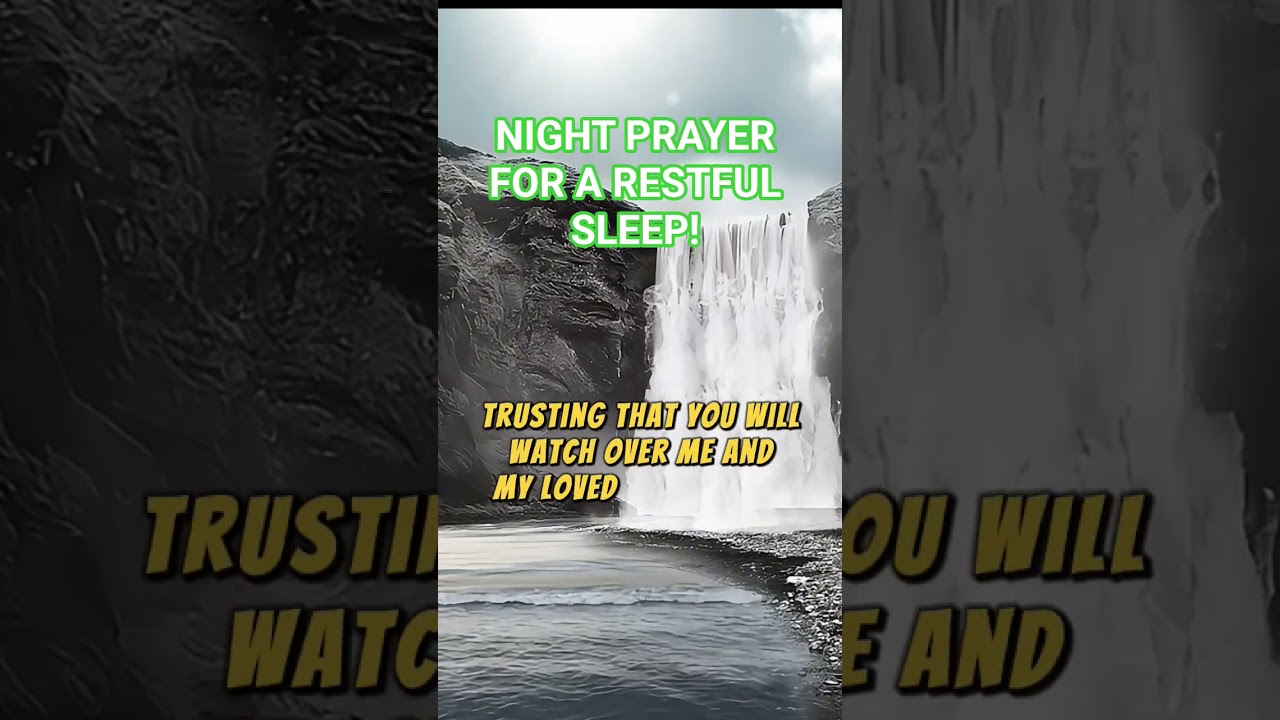 NIGHT PRAYER FOR A RESTFUL SLEEP 
