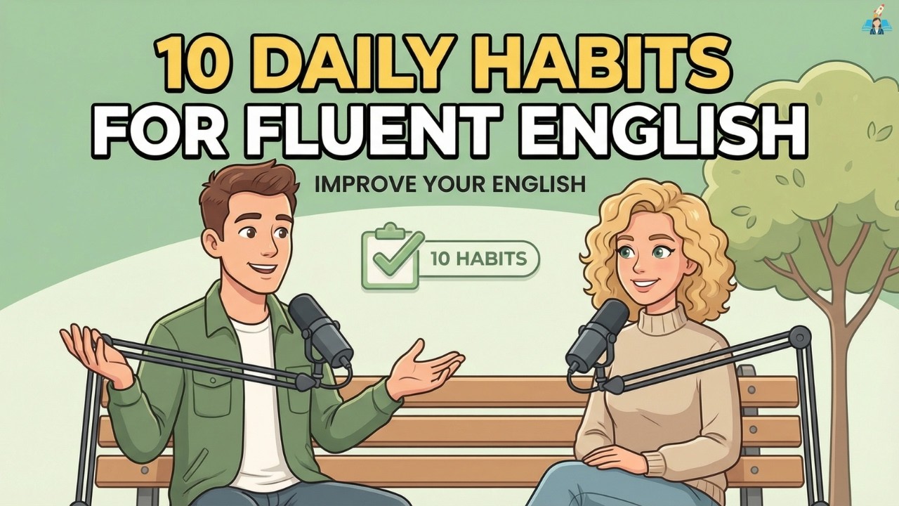 10 Daily Habits for Fluent English | Learn English Every Day | 30 Day Challenge Day 25