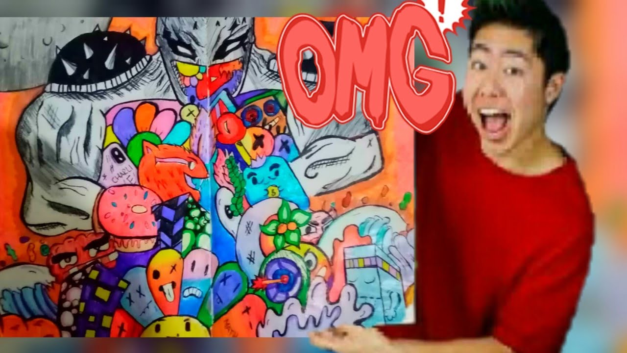 I surprise Zhc with an epic drawing ft zhc !!!!! YouTube