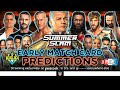 WWE SummerSlam 2024 - Match Card Predictions