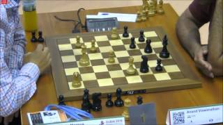 Magnus Carlsen Vs Viswanathan Anand - Blitz Chess Ending