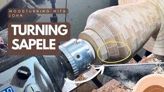 Wood Turning an Amazing Segmented Sapele Vase