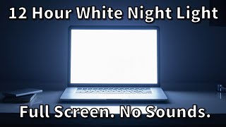 White Night Light to Sleep - No Sound (For iPhone, Computer, and TV Screens) screenshot 1