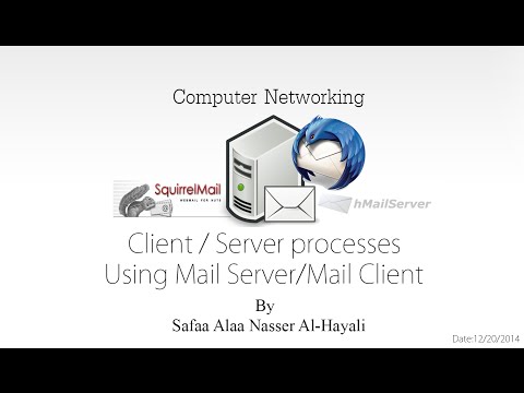 How to use hMailServer with Squirrelmail and Thunderbird (Client/Server processes)
