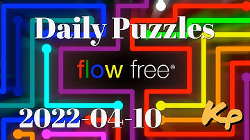Flow Free - Daily Puzzles - 2022-04-10 - April 10th 2022