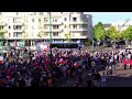 Larrive des joueurs sur lesplanade du stade dornano j38 ligue 2 bkt  smcaen  valenciennes fc