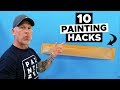 10 AMAZING Painting Hacks.  Paint Like a PRO.