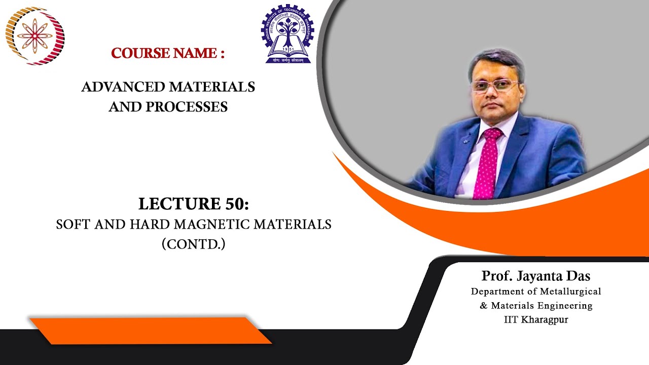 Lecture 50 : Soft and Hard Magnetic Materials (Contd.)