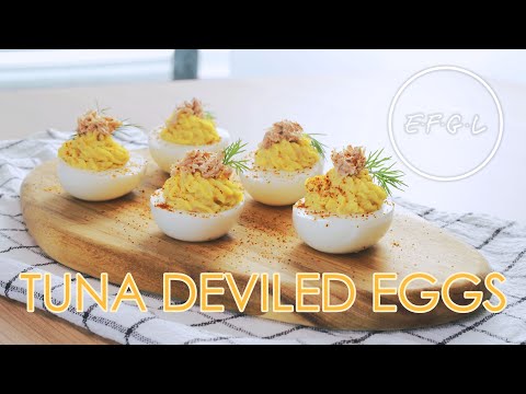 Smooth and simple, Tuna deviled eggs : Ease breakfast : # 12
