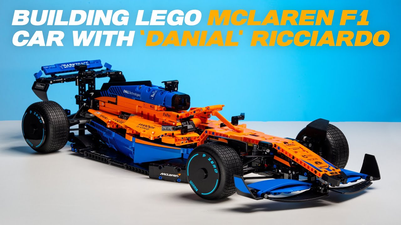 LEGO Technic 42141 McLaren F1 (2021.5) race car detailed building