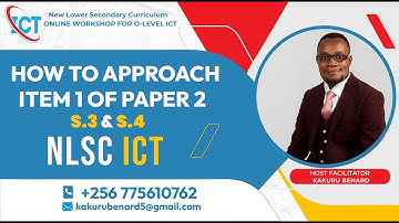 NLSC ICT: How to Approach Item 1 of Paper 2