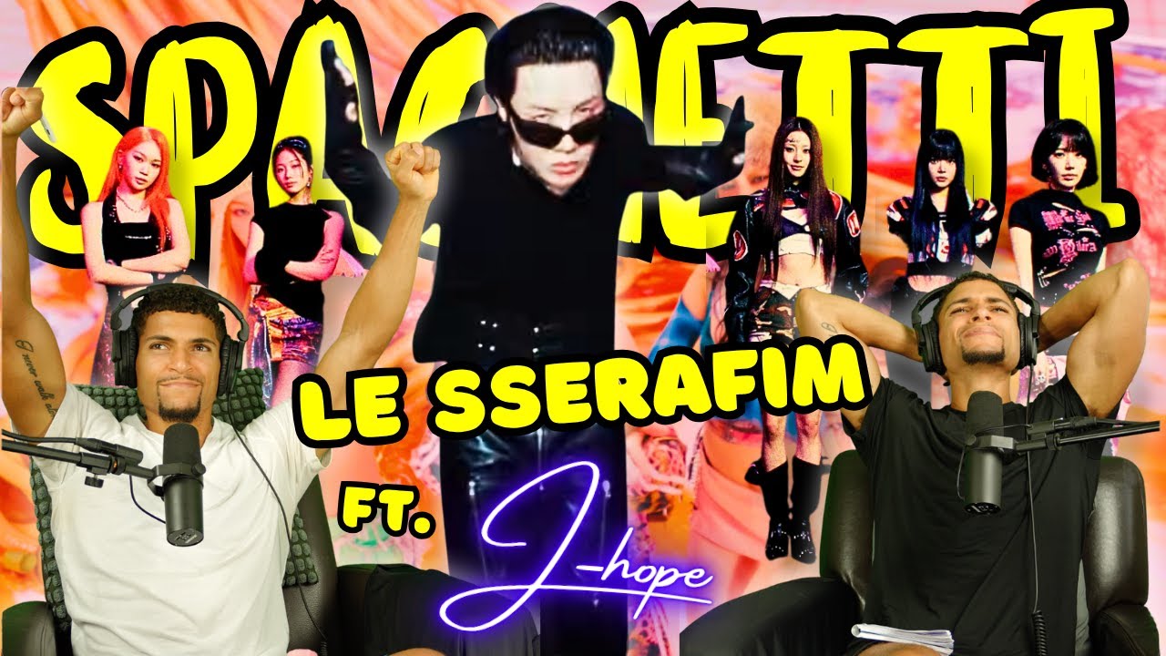 РЕАКЦИЯ БЛИЗНЕЦОВ НА ОФИЦИАЛЬНЫЙ КЛИБ LE SSERAFIM (르세라핌) «SPAGHETTI (feat. j-hope из BTS)»!