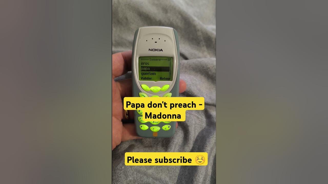 Papa don't preach, Madonna #papadontpreach #madonna #queenofpop #song #nokia #ringtone