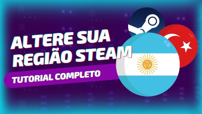 COMO MIGRAR SUA CONTA STEAM PARA A TURQUIA #steam #jogos 
