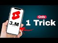 💥Only 1 Trick! YouTube Shorts Viral कैसे करें (3M 🤫Views) 