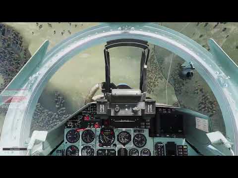 DCS  SU27 vs F18 dogfight guns Growling server