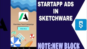 Startapp ads in sketchware