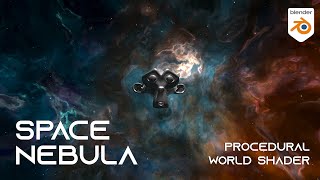 Space Nebula Background | Procedural World Shader for Blender