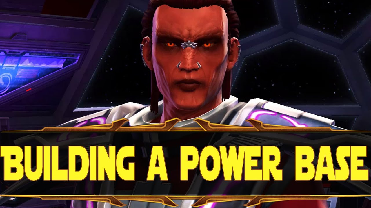 ★ SWTOR -  Sith Scorcerer Mission - Building A Power Base - Cutscenes