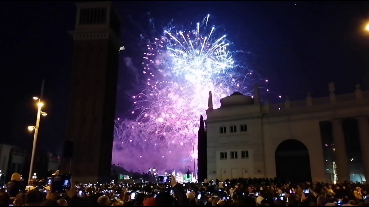 New Year's 2020 Barcelona Fireworks Barcelona, Spain Onel's