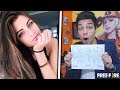 ¡LIGANDO MUJERES que JUEGAN FREE FIRE en INTERNET! #2