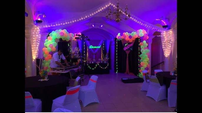 BLACK LIGHT PARTY! 🥳 Best Neon Party Decorations & Glow Party