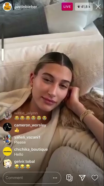 Justin Bieber Goes Too Far With Hailey On Instagram Live