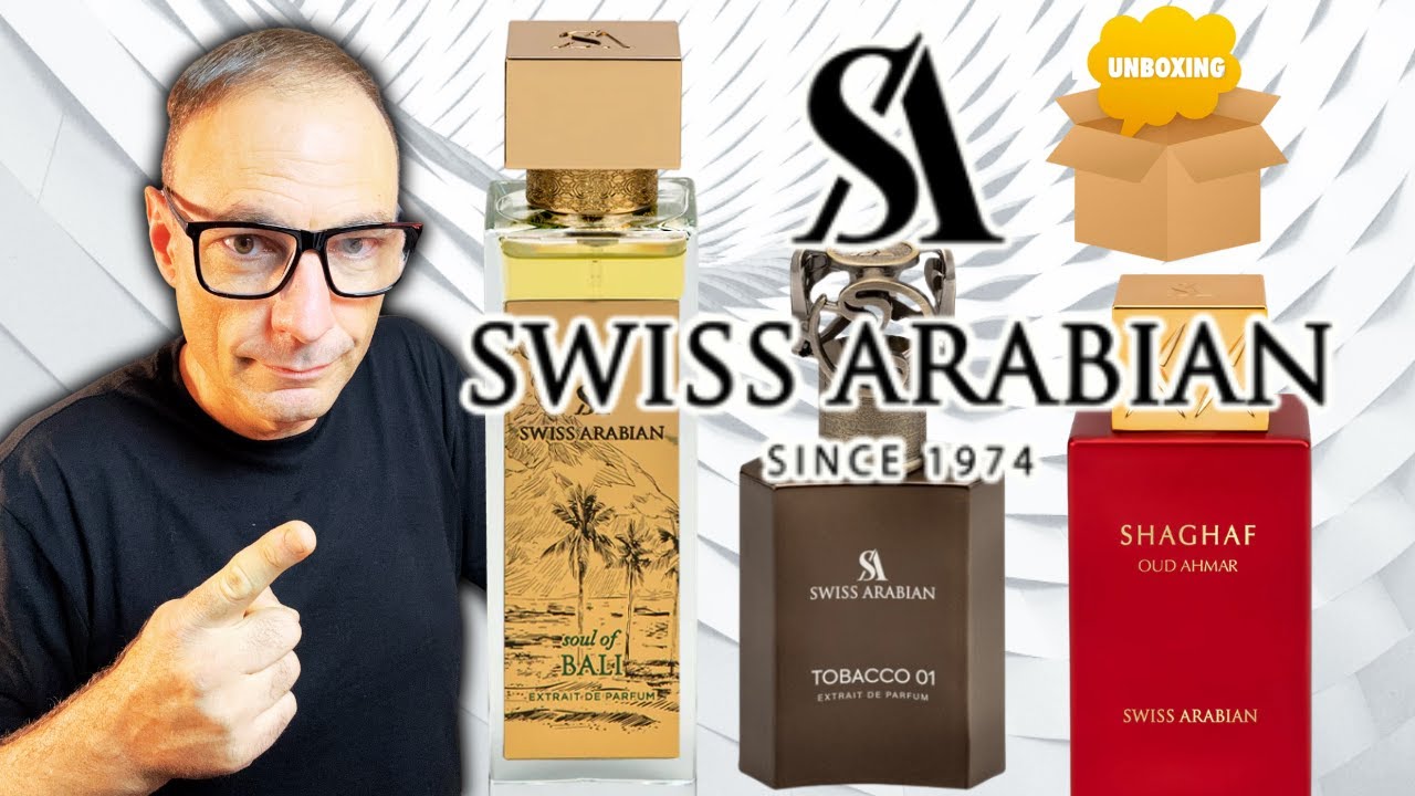 Unboxing de perfumes ÁRABES casa SWISS ARABIAN