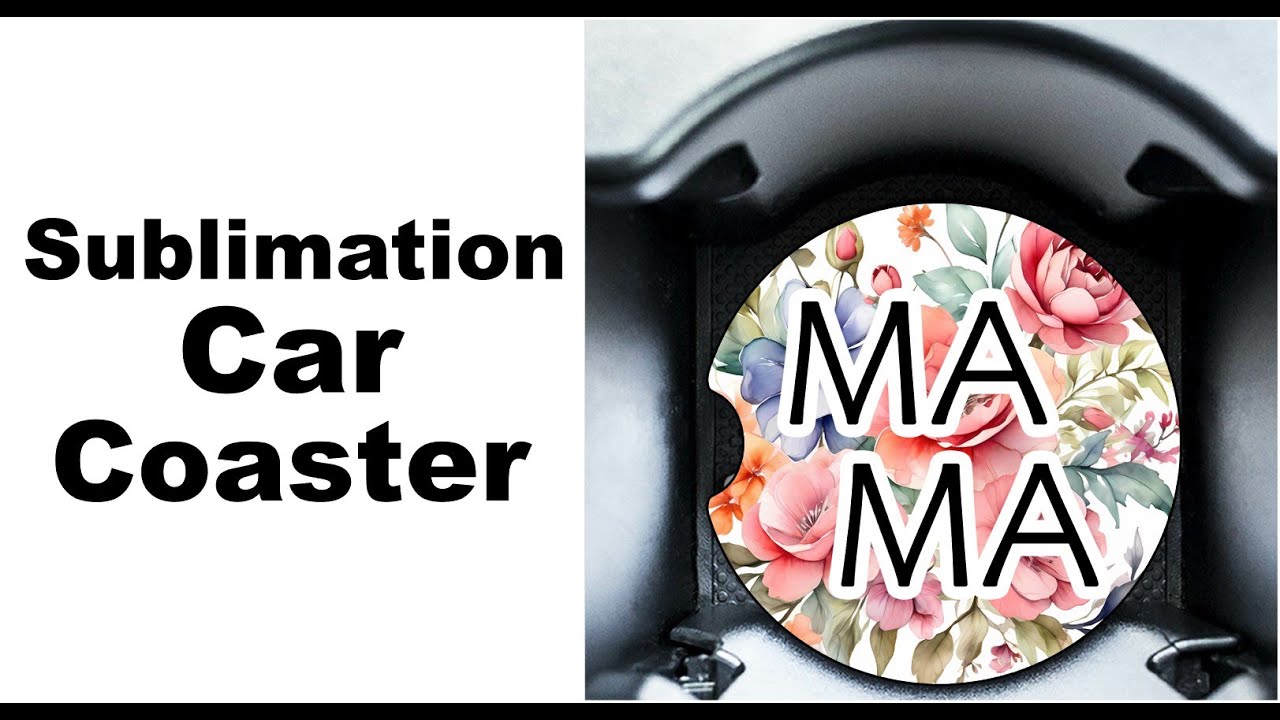 Sublimation for Beginners: Custom Car Coasters Made Easy!
