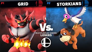 MultiPlexFlex 34 | Storkins (Duck hunt) VS. GR1D (Incineroar) Loser qtr final
