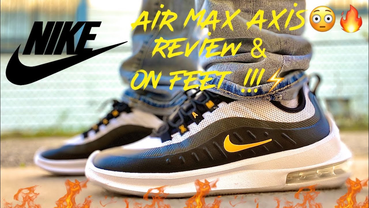 Spin achterstalligheid Maria Nike Air Max Axis: University Gold/Black/White/ Review & On Feet/ Cop or  Drop ? - YouTube