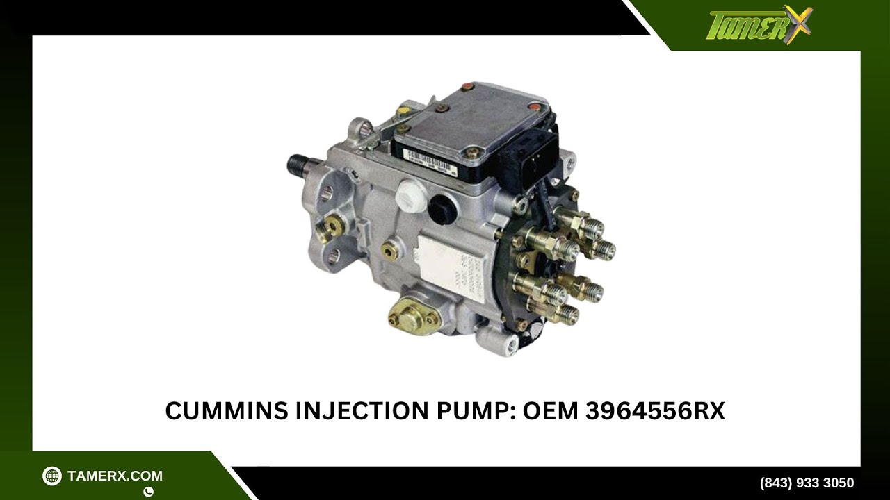 Cummins Injection Pump : OEM 3964556RX - YouTube