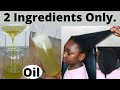 Only 2 Ingredients Super Hair Growth Oil - Better Than Onion Spray & I Promise You No More Baldness.