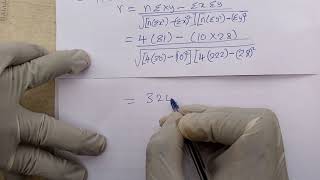 Coefficient of Correlation and Determination.