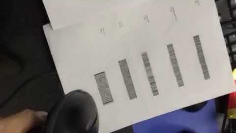 scanning all mainstream 1D/2D barcodes demo