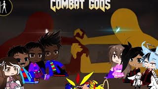 Me, my parents, and friends reacts to combat gods 1