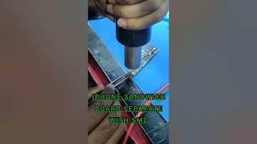 how to remove iPhone dual motherboard with smd❗❗❗