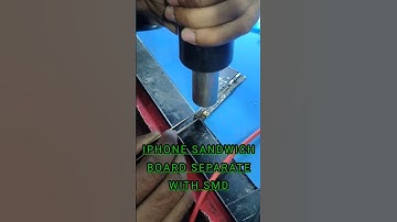 how to remove iPhone dual motherboard with smd❗❗❗