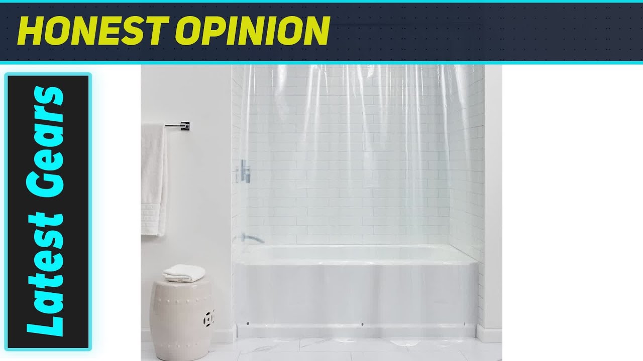 Gorilla Grip Shower Liner: BEST Shower Curtain Liner? - YouTube